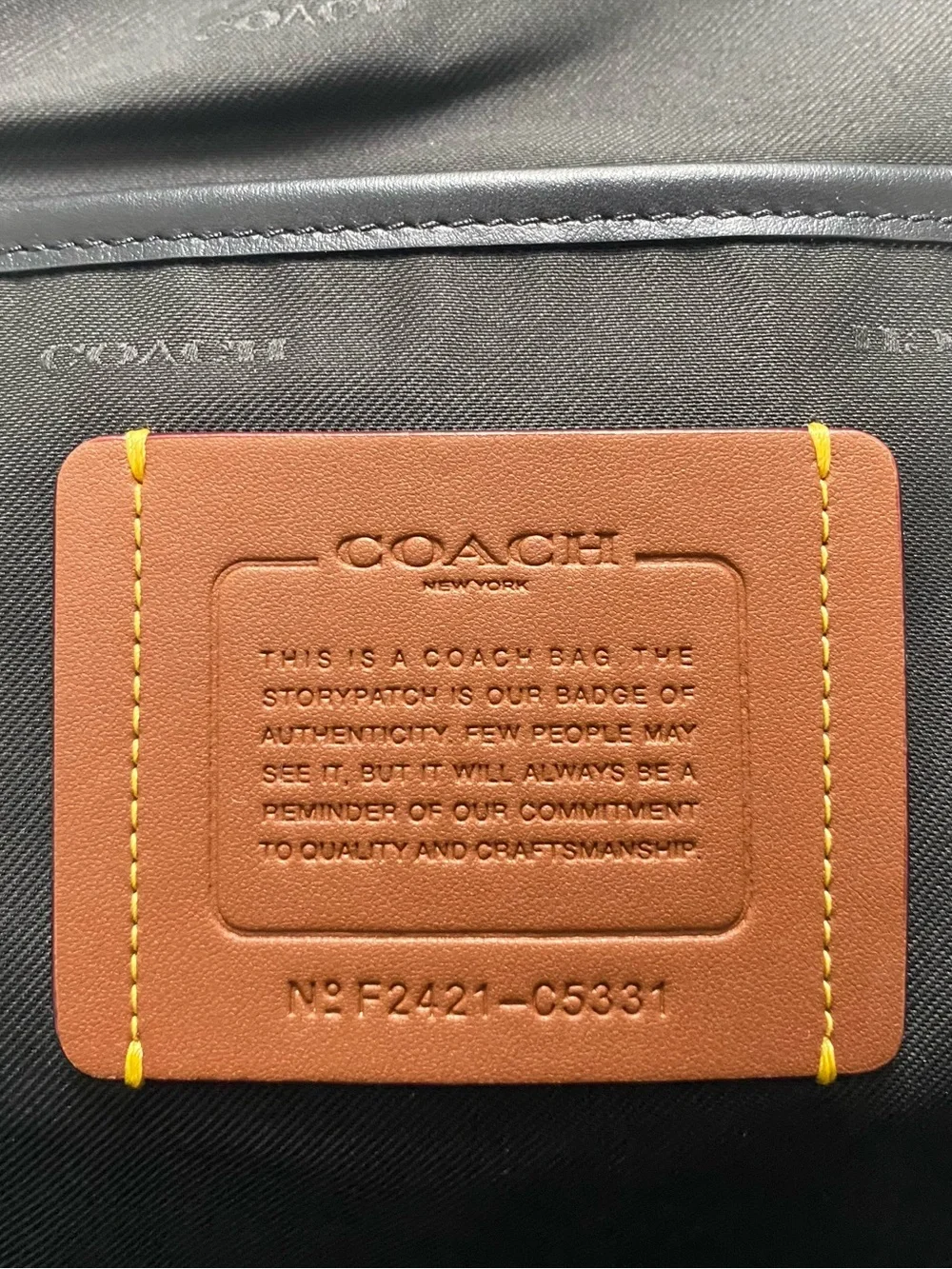 Coach Gotham Pack Shoulder/Crossbody Sling Bag | Black